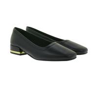 Clarks Seren 30 Damen Echtleder-Slipper mit Fersenpolsterung Loafer Sommer-Schuhe 26167389 Schwarz 38