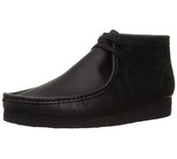 Clarks Shaacre Boot, Chukka-Schuhe für Herren, schwarzes Leder, 44,5 EU