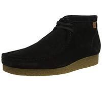 Clarks Herren Shacre Boot Chukka-Stiefel, Schwarzes Wildleder, 43 EU