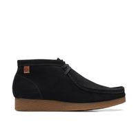 Clarks Herren Shacre Boot Chukka-Stiefel, Schwarzes Wildleder, 41 EU