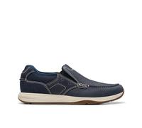 CLARKS Herren Sailview Step Shoes, Navy Nubuck, 41 EU
