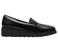 Clarks Sharon Pace Womens Navy Leather, 7.5