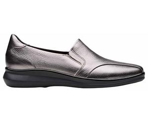 Clarks Shaya Poppy Womens Black Leather, 5