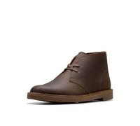 Clarks Shepton Chukka Boot für Herren, Dunkelbraun Lea, 39.5 EU