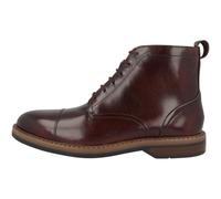 Winterstiefel CLARKS "Aldwin Cap" Gr. 45, schwarz (black leather) Herren Schuhe (18373222-45) black leather