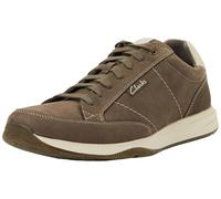 Clarks Herren Townview Lace, Graues Nubuk, 39 EU, Grau (Nubuk), 39.5 EU