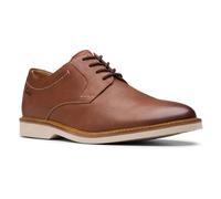 Clarks Herren Atticus Ltlace Oxford, Dark Tan Lea, 43 EU