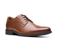 Clarks Herren whiddon plain Oxford Schuh, Dunkelbraunes Leder, 44 EU