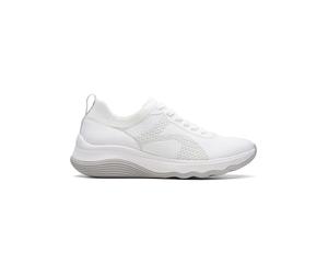 Clarks Sneakers "Circuit Tie" in Weiß - Größe 41 | Damen Sneakers