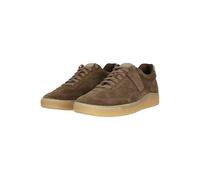 Sneaker CLARKS "CraftRally Ace", Herren, Gr. 41,5, khaki, Leder, Schuhe Sneaker, mit griffiger Laufsohle (18524358-41,5) khaki
