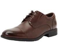 Clarks Steadwell Lace Mens Dark Tan Lea, 7