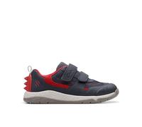 Clarks Steggy2 Pace K Childrens Black Leather, 13.5