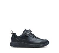 Clarks SteggyStride K Schuhe, Black Leather, 34 EU