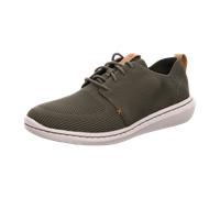 Schnürschuh CLARKS "Step Urban Mix", Herren, Gr. 41, grün (khaki), Textil, Schuhe Schnürschuh, Herausnehmbares Fußbett, Freizeitschuh, Halbschuh, Schnürschuh (54512114-41)
