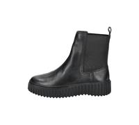 Clarks Stiefelette Leder/Textil Schwarz - 41,5