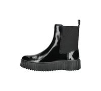 Clarks Stiefelette Leder/Textil Schwarz Lack - 38