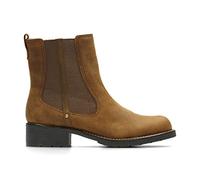Clarks Stiefelette Orinoco Mid 26161397 4, Glattleder, Braun, Damen EU 6,5/40