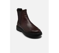 Stiefelette CLARKS "Badbury Easy", Herren, Gr. 45, braun, Kunstfaser, Leder, Schuhe, mit Neoprenpolsterung (58099324-45) braun