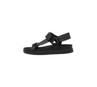 Clarks Herren Sunder Range Sandal, Black Leather, 44.5 EU