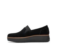 Clarks Suttyn Zip Womens Black Leather, 5