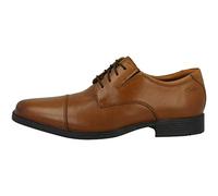 Clarks Herren tilden kasket Derbys, Dunkelbraunes Leder, 45 EU