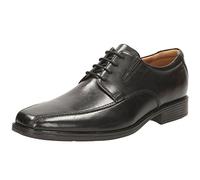 Clarks Herren Tilden Walk Oxford, Schwarz Leder, 46 EU Weit