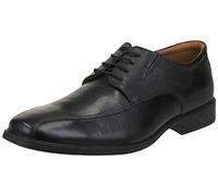 Clarks Herren Tilden Walk Oxford, Schwarz Black Leather, 48 EU