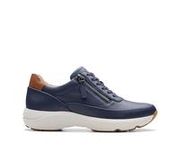 Clarks Originals Sneaker Tivoli Zip Leder Marineblau Größe 38