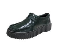 Clarks Torhill Bee Mokassin Schuhe grün Lack 26184949 für Damen, grün, Größe 37 EU / 4 UK