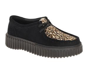 Clarks Torhill Bee Schuhe Mokassin schwarz Leo 26181189 - Größe 37,5