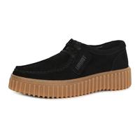 Clarks Originals Schuhe Torhill Bee Damen Schwarz Veloursleder Plateau Größe 40