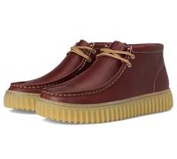 Clarks Torhill Hi Oxford-Stiefel für Herren, Braunes Leder, 41.5 EU