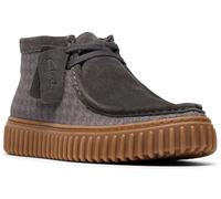 Clarks Torhill Hi Oxford-Stiefel für Herren, Grau Kombi, 43 EU