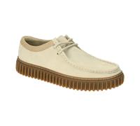 Clarks TORHILL LO 26180906 7 beige - bequeme Halbschuhe für Herren - Größe 43