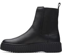 Clarks Women's Torhill Maple Chelsea Boot, Schwarz Leder, 41.5 EU
