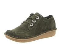 Clarks Originals Sneaker Funny Dream Damen Dunkelgrünes Wildleder Größe 37 EU
