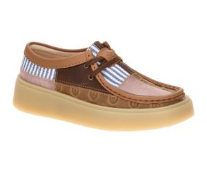 Clarks Torview Mokassin Schuhe braun rosa 26186493 - Größe 41