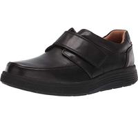 Clarks Un Abode Strap Mens Black Leather, 8