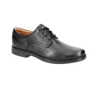 Clarks Herren Un Aldric Lace Derbys, Schwarzes Leder, 44.5 EU Weit