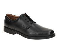 Clarks Un Aldric Schuhe schwarz Glattleder - Größe 42
