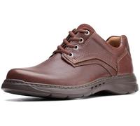 Clarks Originals Schuhe Un Brawley Pace – Mahagoni Tumbled-Leder – Größe 9,5 EE - Wide