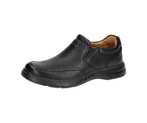 Clarks Un BrawleyStep Slipper Schuhe schwarz 26151788 für Herren, schwarz, Größe 45 ½ EU / 10,5 UK