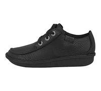 Clarks Un Loop Womens Black Leather, 4