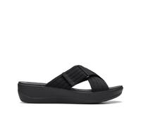 Clarks Unisex Arla Wave Sandal, Black, 39 EU