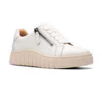 CLARKS Unisex Mykah Joy Shoes, Off White Lea, 40 EU