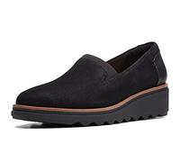 CLARKS Unisex Sharon Dolly Shoes, Black, 40 EU