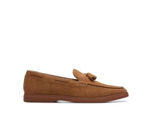 Clarks Unisex Torford Tassel Botte Oxford, Daim, 42.5 EU