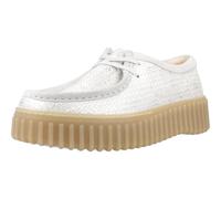 Clarks Unisex Torhill Bee Botte Oxford, Argent Métallique, 39 EU