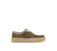 Clarks Unisex Torhill Lo Botte Oxford, Mélange Olive Foncé, 43 EU