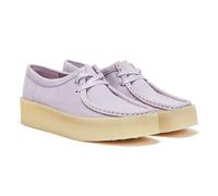 Clarks Wallabee Cup Nubuck Womens Lilac Schuhe - (Lila) EU 36 / UK 3